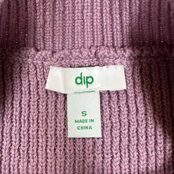 Womens Pullover Sweater Small Purple Ribbed Spring Pastel Boxy Slouchy Soft Girl - Picture 7 of 12